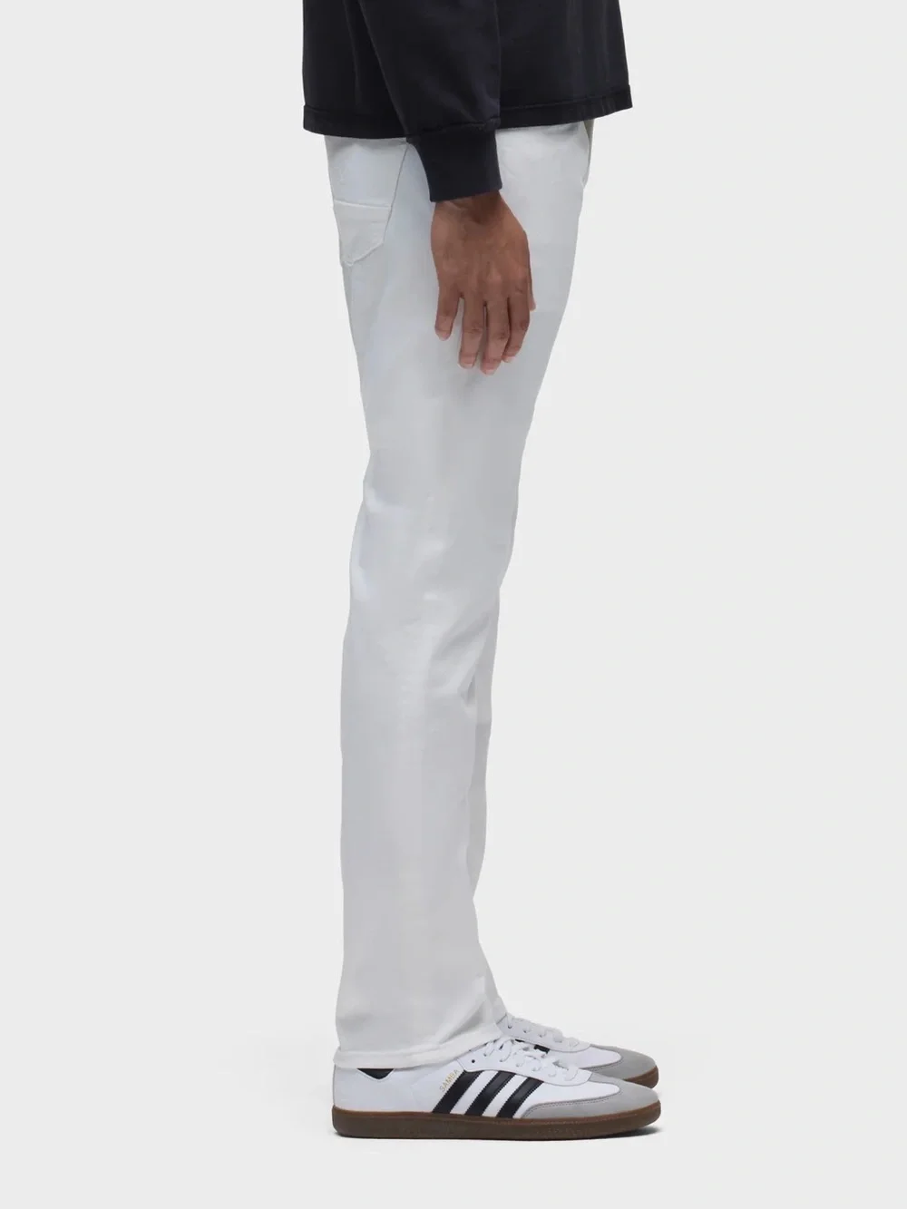 🌻NWOT Hudson Jeans Blake Slim Straight Men's White Stretch Denim Jeans Size 38